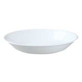 Corelle Livingware Winter Frost White pasta bowls set of eight shown in a clean, modern table setting.