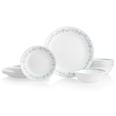 Corelle Vitrelle 18-piece dinner plates for everyday meals with lightweight durability