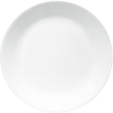 Corelle Vitrelle 8.5-inch winter frost white plate for everyday use.