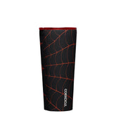 Corkcicle Marvel Tumbler Miles Morales front view with insulated stainless steel body
