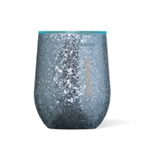Corkcicle Stemless Wine Tumbler in black keeps drinks cold for hours.