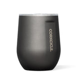 Corkcicle Stemless Wine Tumbler with triple insulation keeps drinks cold for hours.