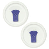CorningWare FM-22-VPC vented lid for 20oz soup mug, promotes even heating in the microwave.