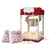 CORNRUSH 4oz kettle popcorn popper for quick theater-style servings.