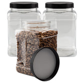 Cornucopia Brands 48oz square jar pack for organized pantry storage.