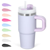 Cosictic 14oz kids tumbler with handle and lid, easy grip for small hands
