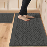 COSY HOMEER kitchen mat 48x20 gray, anti-slip for steady footing on busy kitchen floors