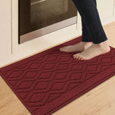 COSY HOMEER kitchen mat absorbent surface protects floors from spills and makes cleanup easier.