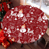 COTAIL round tablecloth elastic edge close-up shows snug fit and durability.