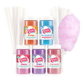 Cotton Candy Express grape floss sugar jar for carnival-style treats at home.