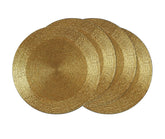 Cotton Craft Glitz charger gold close-up highlighting beaded sparkle