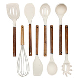 Country Kitchen non-stick ladle with rounded wood handle for smooth serving
