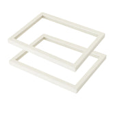 Coward beige velvet glass lid close-up showcasing soft finish and secure fit.
