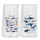 COWEB Shark Towels bathroom decor with coastal charm and quick-dry performance.