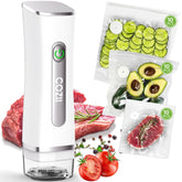 COZII Food Saver with visible water tank enabling mess-free liquid sealing.