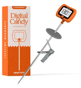 Craft911 digital candy thermometer with pot clip for hands-free safety.