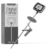 Craft911 digital candy thermometer with pot clip for safer cooking in busy kitchens.