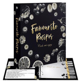 CraftSaints recipe binder with laminated hardcover for easy cleaning and durable protection.
