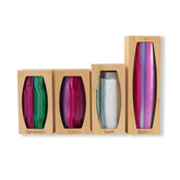 CRAKTH bamboo bag organizer with gallon bags keeps kitchen drawer tidy and accessible