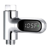 Crayfomo baby shower thermometer with LED display showing bath temperature for safe bathing