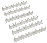 Crazy Chef Spice Clips mounted on cabinet door for quick access and organization of jars