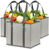 Creative Green Life box-style bags stand up for easy loading and unloading.