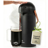CRESIMO thermal coffee carafe pour spout enables one-handed serving at gatherings