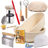 CRISS ELITE round banneton basket shaping dough for bakery-style crust