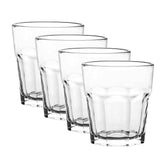 Cristar Lisboa rocks glasses 12oz set for everyday beverages with comfortable grip