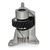 C-Tzu WP240309-2 worm gear with bracket, front view, durable compatibility with Whirlpool, KitchenAid, Maytag