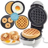 CucinaPro mini breakfast maker waffle plate for quick, golden waffles at home