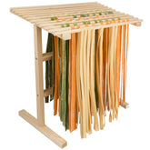 CucinaPro pasta drying rack wood construction for even air drying.