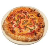 CucinaPro pizza stone in oven delivering a crisp crust.