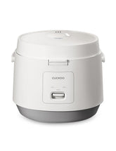 CUCKOO Basic Rice Cooker white exterior, stylish and easy to clean for everyday meals.