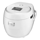 CUCKOO Micom Rice Cooker front view with LCD display and versatile modes.