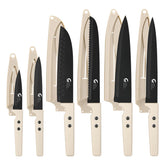 CuCut 12-piece Chef Knife with high carbon stainless steel for precise slicing.