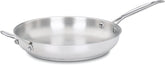 Cuisinart Chef's Classic stainless 12-inch open skillet for even browning.