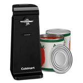 Cuisinart CCO-75 side-cut can opener front view with smooth lid removal