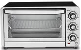Cuisinart Custom Classic Toaster Oven Broiler, front-angle view, stylish brushed stainless steel for small kitchens.