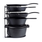 Cuisinel heavy-duty organizer front view shows sturdy frame for organized cookware.