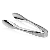 Cuisinox hand hammered 9-inch serving tongs for elegant buffet service.