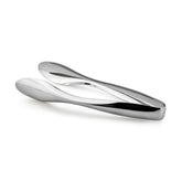 Cuisinox 6 inch polished tongs closeup for precise, elegant serving