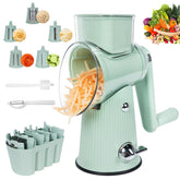 Cujui 5-in-1 drum grater front view for versatile slicing and grating