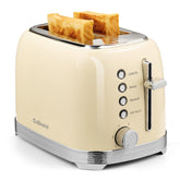 Culinaid 2-Slice Retro Toaster cream white adds stylish countertop appeal