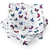 Cunhill butterfly-pattern microwave bowl holder set keeps bowls hot safely.