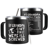 CUPLOOV funny grandpa tumbler with lid and straw for on-the-go hydration