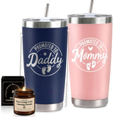 CUPLOOV 20oz pink mommy tumbler for on-the-go hydration.