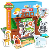 Curious Columbus lion magnet supports early word recognition and imaginative play.