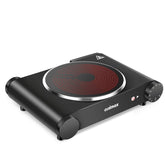 Cusimax portable infrared stove with 7-inch ceramic top for quick, even heating.