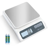 Cybergiant precision scale top view shows compact meal prep setup